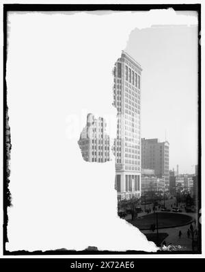 First National Bank Building, Cadillac Square, Detroit, Mich., titre tiré de la veste., Detroit Publishing Co. no. 063014., Gift ; State Historical Society of Colorado ; 1949, Banks. , Installations commerciales. , États-Unis, Michigan, Detroit. Banque D'Images