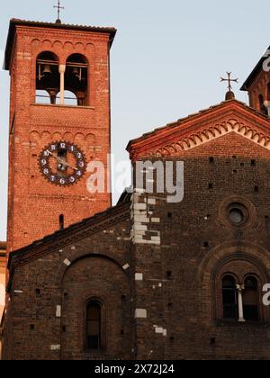 L'église médiévale de San Sepolcro à Milan, Lombardie, Italie Banque D'Images