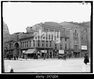 Walker Block, Detroit, Mich., titre tiré de la veste., probablement propriété de Hiram Walker & sons., 'G 5689' sur négatif., Detroit Publishing Co. No. 036899., Gift ; State Historical Society of Colorado ; 1949, commercial Facilities. , États-Unis, Michigan, Detroit. Banque D'Images