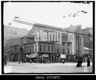Walker Block, Detroit, Mich., titre tiré de la veste., probablement propriété de Hiram Walker & sons., 'G 5699' sur négatif., Detroit Publishing Co. No. 036900., Gift ; State Historical Society of Colorado ; 1949, commercial Facilities. , États-Unis, Michigan, Detroit. Banque D'Images