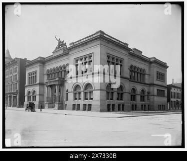 Bibliothèque publique, Indianapolis, Ind, date basée sur Detroit, catalogue P (1906)., '1943' sur négatif., Detroit Publishing Co. No. 017314., Gift ; State Historical Society of Colorado ; 1949, Libraries. , États-Unis, Indiana, Indianapolis. Banque D'Images