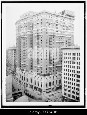 Hotel McAlpin, New York City, coin inférieur gauche fissuré et scotché., Detroit Publishing Co. No. 072894., Gift ; State Historical Society of Colorado ; 1949, Hôtels. , États-Unis, New York (State), New York. Banque D'Images