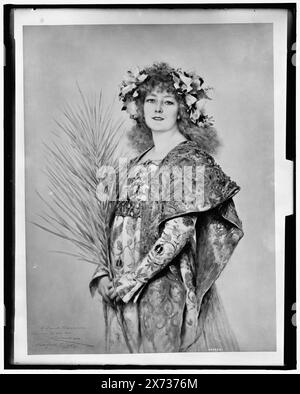 Sarah Bernhardt dans Gismonda, titre de veste., photographie de peinture signée Chartran New York , . '96., Detroit Publishing Co. No. 090053., Gift ; State Historical Society of Colorado ; 1949, Bernhardt, Sarah, 1844-1923. , Actrices. Banque D'Images