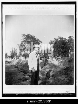 Tas d'os dans le cimetière, Necropolis Cristobal Colon, la Havane, titre de la veste., 'X 530' sur négatif., Detroit Publishing Co. No. 32434., Gift ; State Historical Society of Colorado ; 1949, cimetières. , Crânes. , Cuba, la Havane. Banque D'Images
