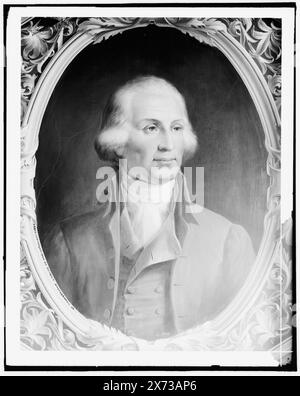 Samuel Osgood, premier maître de poste général, portrait de la tête et des épaules, titre conçu par le catalogeur ; légende sur la veste : S. Osgood, P.M. General., photographie d'une murale de Constantino Brumidi dans la salle du président, Capitole des États-Unis, Washington, D.C. M 9863., Gift ; State Historical Society of Colorado ; 1949, Osgood, Samuel,, 1748-1813. , Capitols. , Peintures murales. , États-Unis, District of Columbia, Washington (D.C.) Banque D'Images