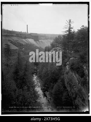 Nay Aug Glen from boulevard Bridge, Scranton, Pa., date basée sur Detroit, catalogue J (1901)., Detroit Publishing Co. No. 011620., Gift ; State Historical Society of Colorado ; 1949, Canyons. , Parcs. , Rivers. , États-Unis, Pennsylvanie, Scranton. , États-Unis, Pennsylvanie, Roaring Brook. Banque D'Images
