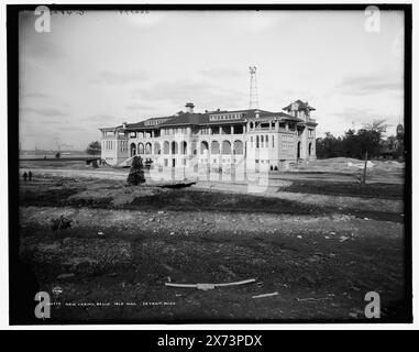 Nouveau casino, belle Isle Park, Detroit, Mich., 'G 4825' sur négatif., Detroit Publishing Co. no. 062779., Gift ; State Historical Society of Colorado ; 1949, casinos. , Parcs. , Industrie de la construction. , États-Unis, Michigan, Detroit. Banque D'Images