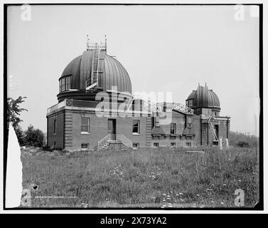 Observatory, Amherst College, '4069' sur négatif., Detroit Publishing Co. No. 070373., Gift ; State Historical Society of Colorado ; 1949, universités et collèges. , Observatoires astronomiques. , États-Unis, Massachusetts, Amherst. Banque D'Images