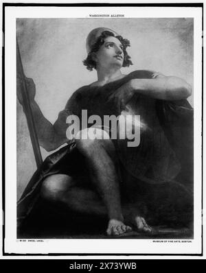 Angel Uriel, date basée sur Detroit, Thistle Publications (1912)., photographie d'une peinture au Museum of Fine Arts, Boston., Detroit Publishing Co. No. M 102., Gift ; State Historical Society of Colorado ; 1949, Angels. Banque D'Images
