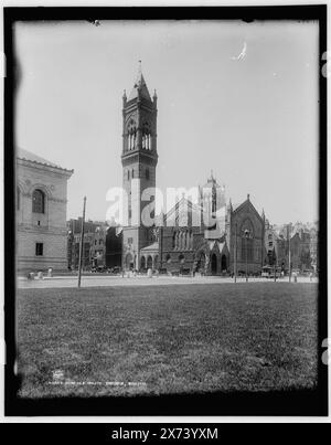 New Old South Church, Boston, date basée sur Detroit, catalogue F (1899)., Detroit Publishing Co. No. 011340., Gift ; State Historical Society of Colorado ; 1949, New Old South Church (Boston, Mass.), Churches. , États-Unis, Massachusetts, Boston. Banque D'Images