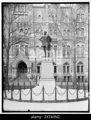 Stonewall Jackson Monument, Richmond, Virginie, 'G 2581' sur négatif., dans Capitol Square., Detroit Publishing Co. No. 018407., Gift ; State Historical Society of Colorado ; 1949, Jackson, Stonewall,,, 1824-1863, statues. , Mairie et mairies. , Parcs. , Sculpture. , États-Unis, Virginie, Richmond. Banque D'Images