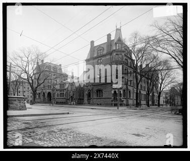 Divinity School, Yale University, New Haven, Conn., titre tiré de la veste., '3926' et 'extra' sur négatif., Detroit Publishing Co. no. 039339., Gift ; State Historical Society of Colorado ; 1949, Theological Seminaries. , Installations éducatives. , États-Unis, Connecticut, New Haven. Banque D'Images