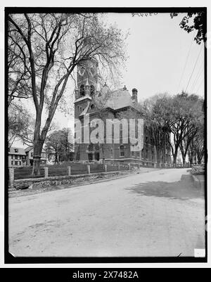 Abbot Hall, Marblehead, Mass., titre de veste., '3220' sur le négatif., Detroit Publishing Co. no. 034458., Gift ; State Historical Society of Colorado ; 1949, City & Town Halls. , Rues. , États-Unis, Massachusetts, Marblehead. Banque D'Images