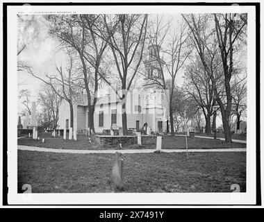 John's Church, Richmond, Virginie, transparent en verre correspondant (avec le même code de série) disponible sur vidéodisque cadre 1A-29603., attribution basée sur des négatifs avec des numéros similaires., Detroit Publishing Co. No. 013445., Gift ; State Historical Society of Colorado ; 1949, Churches. , Cimetières. , États-Unis, Virginie, Richmond. Banque D'Images