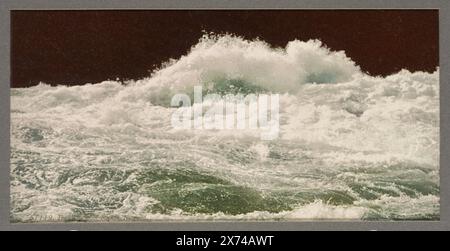 The Whirlpool Rapids, Niagara, dans un album préparé par Detroit Photographic Co. Pour l'utiliser comme catalogue dans son bureau., Detroit Publishing Co., no. 51119., Gift ; State Historical Society of Colorado ; 1955, Rapids. , États-Unis, New York (État), Whirlpool Rapids. , Canada, Ontario, Whirlpool Rapids. Banque D'Images