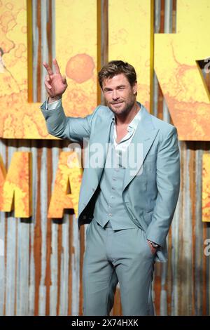 Londres, Royaume-Uni. 17 mai 2024. Chris Hemsworth assiste à la première britannique de 'Furiosa : a Mad Max Saga' au BFI IMAX Waterloo, à Londres. Date de la photo : vendredi 17 mai 2024. Crédit : Isabel Infantes/Empics/Alamy Live News Banque D'Images