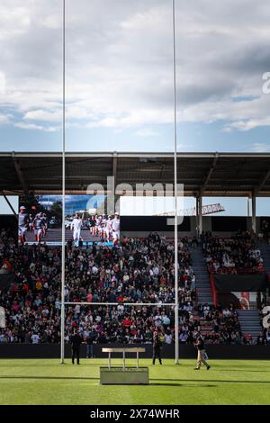 Toulouse, France. 17 mai 2024. Lors du relais de la flamme au stade Ernest-Wallon de Toulouse, dans le sud-ouest de la France, le 17 mai 2024, en prévision des Jeux Olympiques de Paris 2024. Photo de Alexis Jumeau/ABACAPRESS. COM Credit : Abaca Press/Alamy Live News Banque D'Images