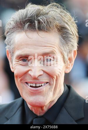 L'acteur américain Willem Dafoe assiste à la première de genres de gentillesse au 77e Festival de Cannes, France, le vendredi 17 mai 2024. Photo de Rune Hellestad/ UPI Banque D'Images