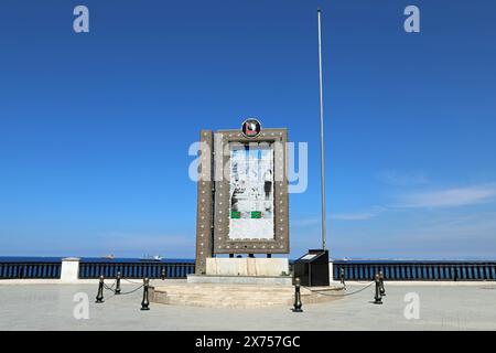 17 octobre 1961 Monument du massacre de Paris à Alger Banque D'Images