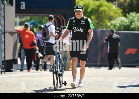 17 mai 2024 ; Autodromo Enzo e Dino Ferrari, Imola, Italie ; FIA Formula 1 Emilia Romagna Grand Prix 2024 ; Journée des essais libres ; Valtteri Bottas de Finlande au volant de Stake F1 Team Kick Sauber Banque D'Images