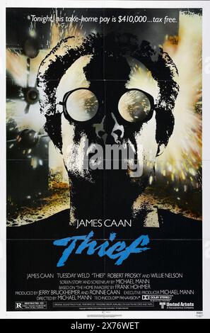 Thief (United Artists, 1981). Avec James Caan, Tuesday Weld, Willie Nelson, Jim Belushi, Robert Prosky et Dennis Farina. Réalisé par Michael Mann Banque D'Images