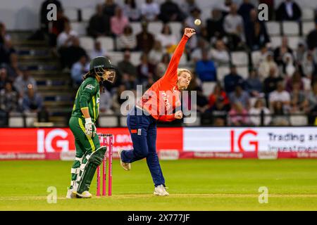 NORTHAMPTON, ROYAUME-UNI. 17 mai 2024. Pendant England Women v Pakistan Women - 2nd Vitality IT20 au County Ground le vendredi 17 mai 2024 à NORTHAMPTON EN ANGLETERRE. Crédit : Taka Wu/Alamy Live News Banque D'Images