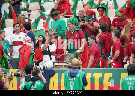 Lusail, Qatar. 28 novembre 2022. Fans du Portugal lors du match entre Portugal vs Uruguay, Groupe H, Coupe du monde de la FIFA Qatar 2022. Banque D'Images