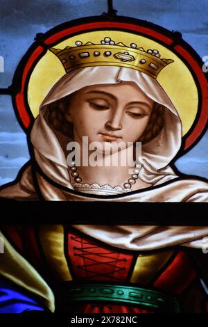 L'église notre-Dame de Versailles est une église paroissiale située rue de la paroisse, dans le quartier notre-Dame, à Versailles (Yvelines), sa façade Banque D'Images