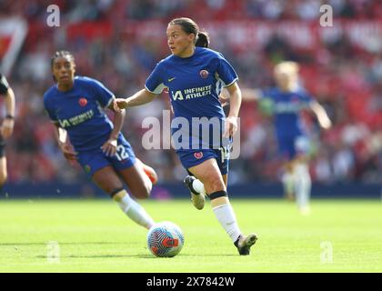 Manchester, Royaume-Uni. 18 mai 2024. Fran Kirby de Chelsea en action lors du match de Super League féminine de la FA à Old Trafford, Manchester. Le crédit photo devrait se lire : Annabel Ellis/Sportimage crédit : Sportimage Ltd/Alamy Live News Banque D'Images