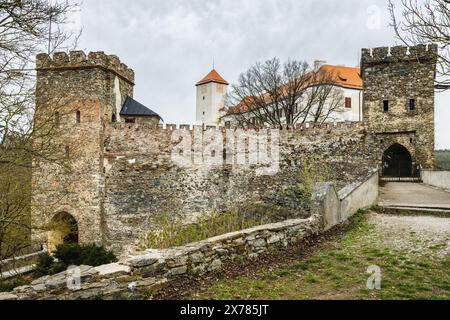 Château de Bitov dans la région de Znojmo en Moravie du Sud, République tchèque, Europe. Banque D'Images