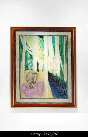 Nice, France - 20 novembre 2023 : 'nymphe dans la forêt (la verdure)' par Henri Matisse, 1935-1942. Au Musée Matisse de Nice, France. Banque D'Images