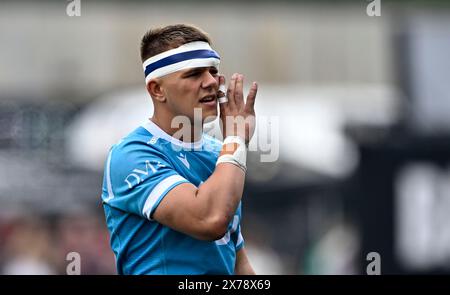 Barnet, Royaume-Uni. 18 mai 2024. Premier rugby. Saracens hommes V Sale Sharks. Stade Stone X. Barnet. Joe Carpenter (Sale Sharks) lors du match de rugby Saracens Men V Sale Sharks Gallagher. Crédit : Sport in Pictures/Alamy Live News Banque D'Images