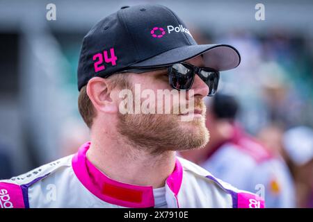 Speedway, Indiana, États-Unis. 18 mai 2024. CONOR DALY (24 ans) de Noblesville, Indiana se prépare à se qualifier pour la 108e course de l'Indianapolis 500 au Indianapolis Motor Speedway à Speedway, IN. (Crédit image : © Walter G. Arce Sr./ASP via ZUMA Press Wire) USAGE ÉDITORIAL SEULEMENT! Non destiné à UN USAGE commercial ! Banque D'Images