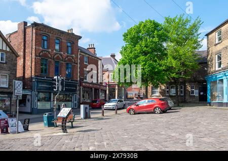 Belper Town centre, Belper, Derbyshire, Angleterre Banque D'Images