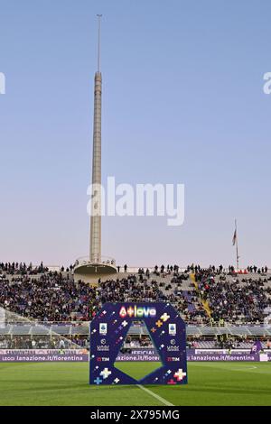 Florence, Italie. 17 mai 2024. Vue générale à l'intérieur du stade Artemio franchi pendant ACF Fiorentina vs SSC Napoli, match de football italien Serie A à Florence, Italie, 17 mai 2024 crédit : Agence photo indépendante/Alamy Live News Banque D'Images