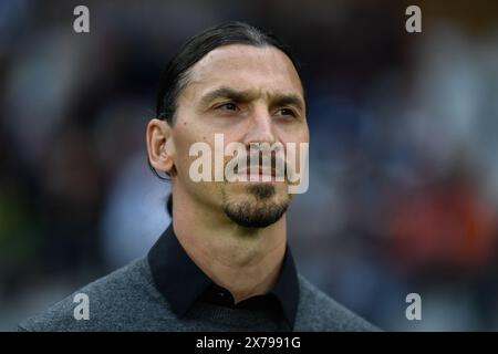 Turin, Italie. 1er janvier 2016. AC Milan Zlatan Ibrahimovic lors du match de football Serie A entre Turin et Milan au Stadio Olimpico Grande Torino à Turin, au nord-ouest de l'Italie - samedi 18 mai 2024. Sport - Soccer . (Photo Alberto Gandolfo/LaPresse) crédit : LaPresse/Alamy Live News Banque D'Images