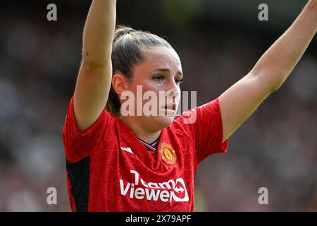 Ella Toone de Manchester United Women, lors du match de la FA Women's Super League Manchester United Women vs Chelsea FC Women à Old Trafford, Manchester, Royaume-Uni, le 18 mai 2024 (photo de Cody Froggatt/News images) Banque D'Images