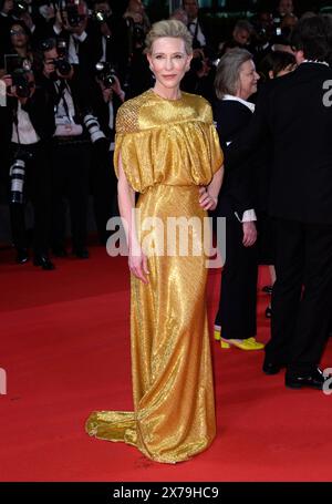 Cannes, France. 18 mai 2024. Cate Blanchett à la première rumeurs, Palais des Festival, dans le cadre de la 77ème édition du Festival de Cannes. Crédit : Doug Peters/EMPICS/Alamy Live News Banque D'Images