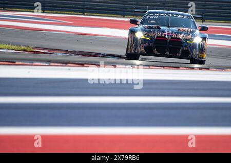 Les Amériques. 18 mai 2024. Samantha Tan (38) avec ST Racing dans la BMW M4 GT3 début de matinée de qualification au Fanatec GT World Challenge America, circuit of the Americas. Austin, Texas. Mario Cantu/CSM/Alamy Live News Banque D'Images