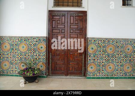 Détail du bâtiment Wilaya à Alger Banque D'Images