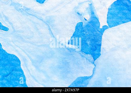Aquarelle bleu clair abstraite pour l'arrière-plan Banque D'Images