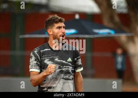 Ignacio Monzon (Argentine) - Tennis ATP Challenger Tour Corrientes, Dove Men Care Legion Sudamericana. Banque D'Images