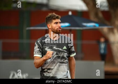 Ignacio Monzon (Argentine) - Tennis ATP Challenger Tour Corrientes, Dove Men Care Legion Sudamericana. Banque D'Images