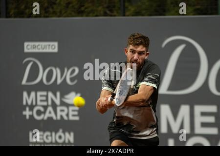 Ignacio Monzon (Argentine) - Tennis ATP Challenger Tour Corrientes, Dove Men Care Legion Sudamericana. Banque D'Images