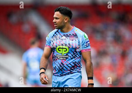Doncaster, Royaume-Uni. 18 mai 2024. Bevan French des Wigan Warriors lors de la demi-finale de la Betfred Challenge Cup Hull KR vs Wigan Warriors au stade Eco-Power, Doncaster, Royaume-Uni, le 18 mai 2024 (photo Craig Cresswell/News images) à Doncaster, Royaume-Uni, le 18/05/2024. (Photo de Craig Cresswell/News images/Sipa USA) crédit : Sipa USA/Alamy Live News Banque D'Images