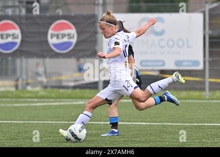 Aalter, Belgique. 18 mai 2024. Laura Deloose (14 ans) d'Anderlecht photographiée lors d'un match de football féminin entre le Club Brugge Dames YLA et le RSC Anderlecht le 9ème jour de match en play-off 1 de la saison 2023 - 2024 de la Super League belge des femmes du loto, le samedi 18 mai 2024 à Aalter, BELGIQUE . Crédit : Sportpix/Alamy Live News Banque D'Images