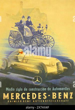 Mercedes Benz. Un demi-siècle de construction automobile - 1935 Banque D'Images