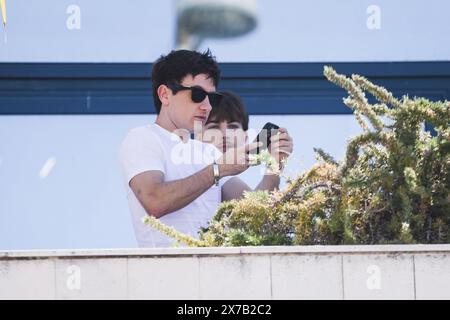 Milan, Italie. 17 mai 2024. Cannes, l’arrivée du casting au Bird Photocall pendant le Festival de Cannes. Sur la photo : Barry Keoghan arrive au Palais des Festivals crédit : Agence photo indépendante/Alamy Live News Banque D'Images