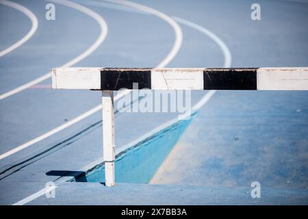 Piste d'athlétisme Banque D'Images