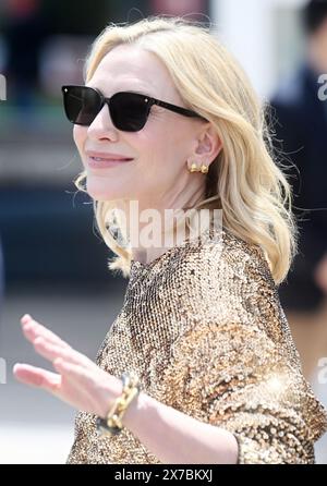Cannes, France. 19 mai 2024. L'actrice australienne Cate Blanchett assiste à l'appel photo pour rumeurs au 77e Festival de Cannes, en France, le dimanche 19 mai 2024. Photo de Rune Hellestad/ crédit : UPI/Alamy Live News Banque D'Images